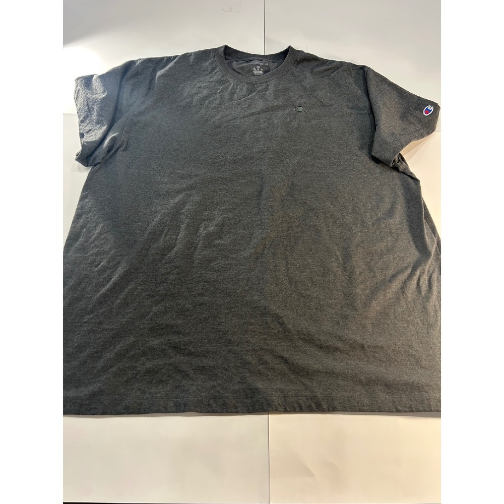 Champion T-Shirt Heather Gray Crew Neck Short Sleeve Tee Shirt 3XB